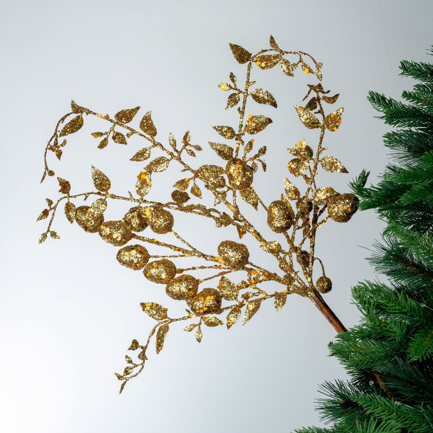 Bright Gold Winter Leaf Pick - Joy By