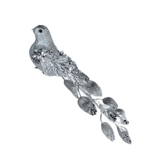 Glitter Bird Clip - on Ornament - Joy By