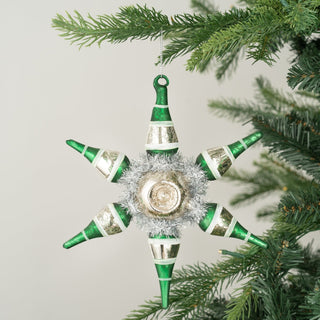 Green & Gold Borth Star Ornament - Joy By