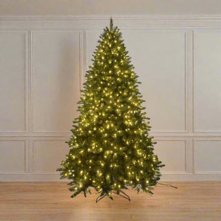 Joy By 8.5' Dunmere Christmas tree with 900 Warm White LED lights - Joy By