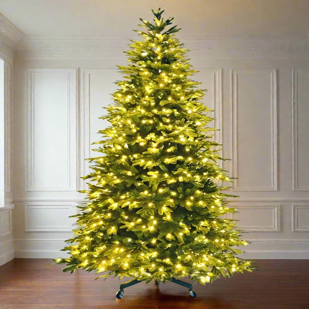 Joy By 8.5' Pre - lit Fraser Fir Christmas Tree with 900 Warm White LED Lights - Joy By