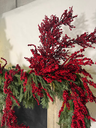 Berry Christmas Mantel Recipe - Joy By