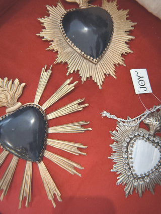 Hand Hammered Heart Ornament Collection - Joy By