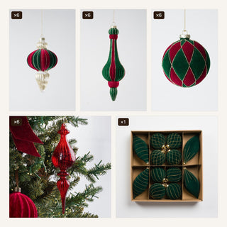 Christmas ornament sets by Joy By
