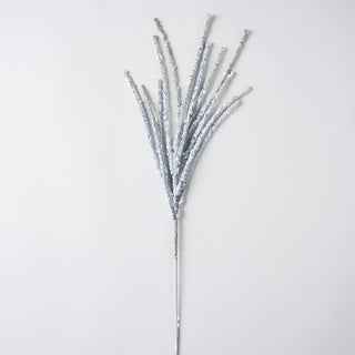 Snow Covered Glitter Pick Silver