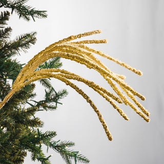 Snow Covered Glitter Pick Gold