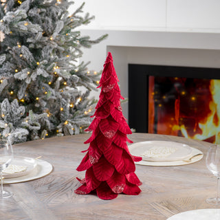 Red Leaf Conical Tree Red / 50cm (Length)