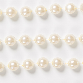 Pearl Beige Bead Garland 15 ft