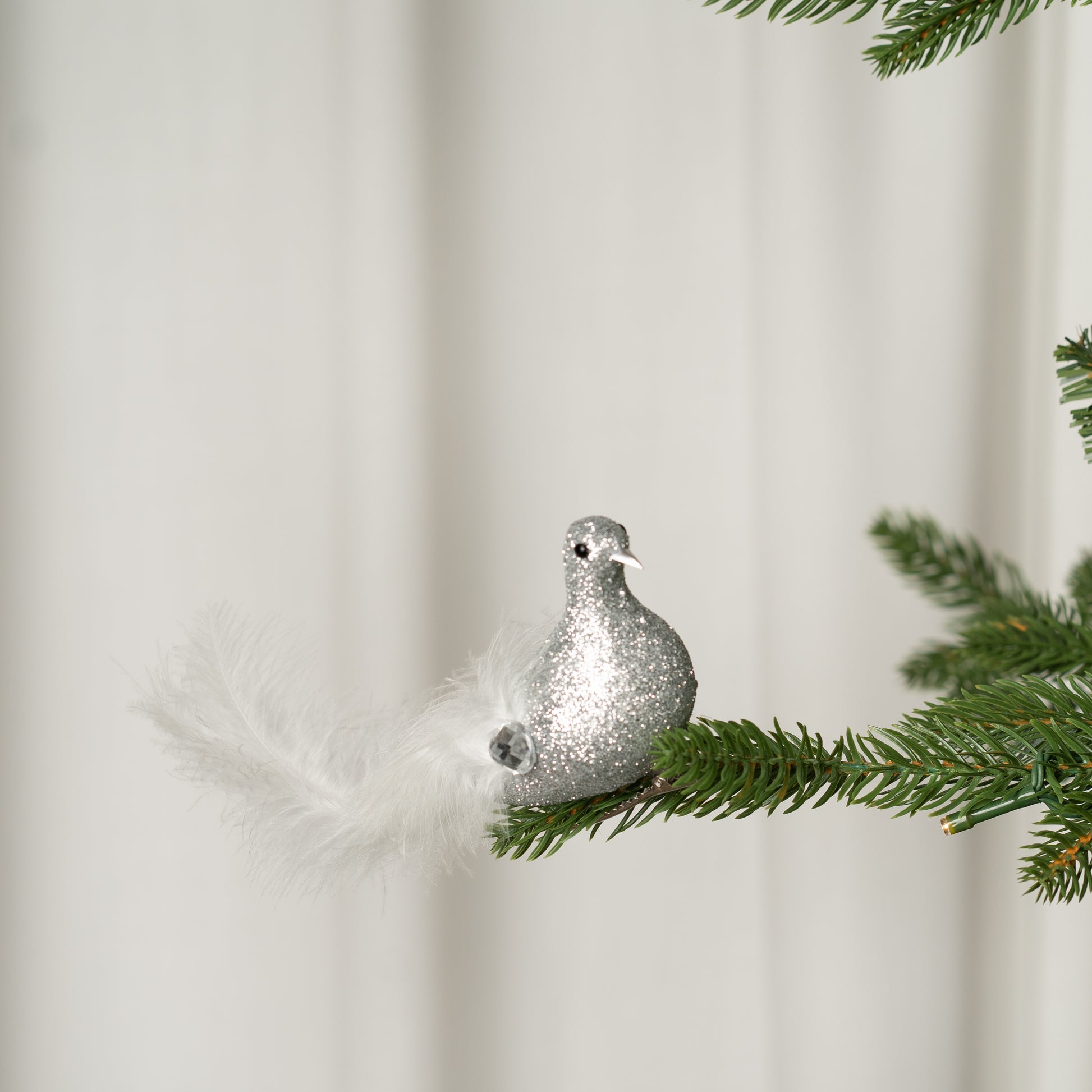 JOYBY Dainty Bird Clip On Christmas Ornament