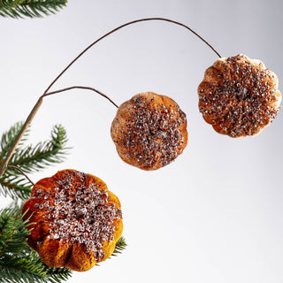 Amber Pumpkin Pick With Rhinestones - Joy By