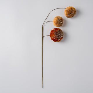 Amber Pumpkin Pick With Rhinestones - Joy By