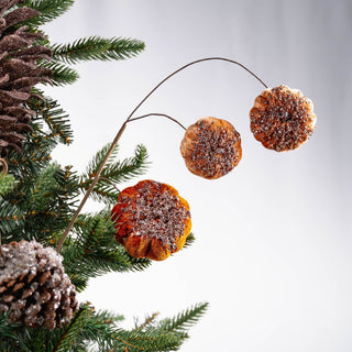 Amber Pumpkin Pick With Rhinestones - Joy By