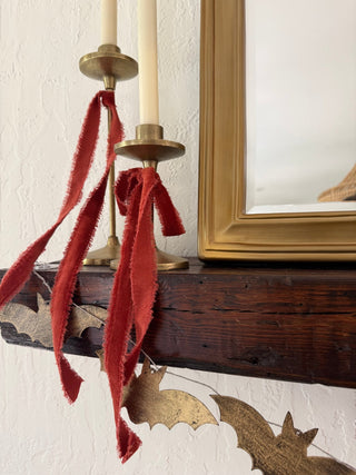 Antique Gold Bats Metal Garland - Joy By