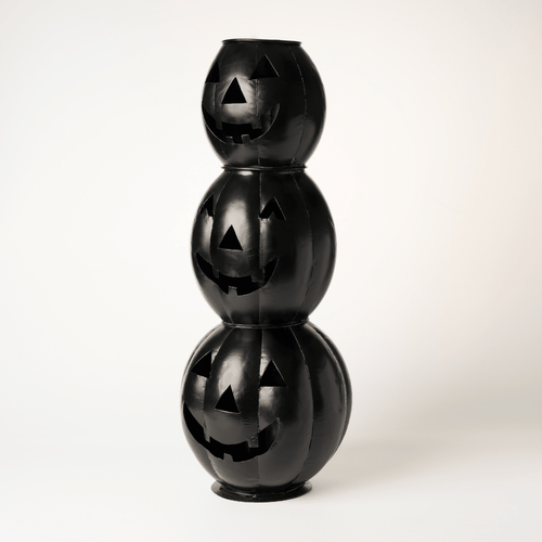 Black Metal Pumpkin Tabletop - Joy By