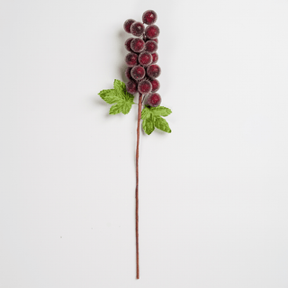 Botanica Decorative Pick with Round Mini Ornaments - Joy By