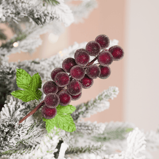 Botanica Decorative Pick with Round Mini Ornaments - Joy By
