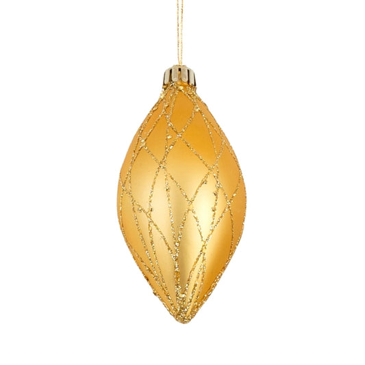 Bright Gold 5" Shuttle Ornament - Joy By