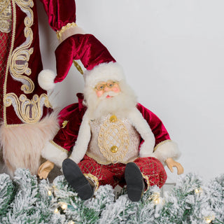 Burgandy Santa - Joy By
