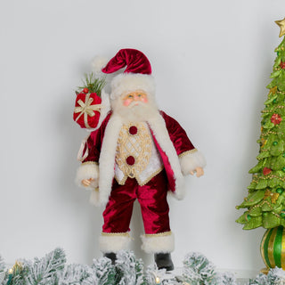 Burgandy Santa - Joy By