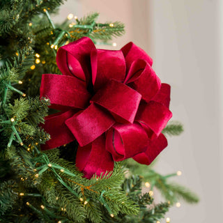 Burgundy Velvet Decorative Pick - Joy By