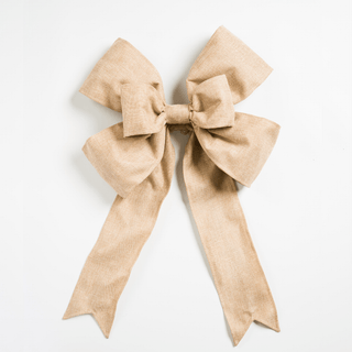 Burlap Bow 18" - Joy By