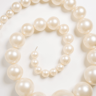 Candy Apple Pearl Ball Garland 134-Inch - Joy By