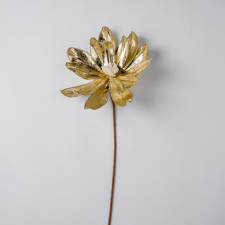 Champagne Blooming Magnolia Pick with Pearl buds - Joy By