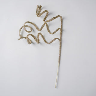 Champagne Chunky Glitter Twirl Pick - Joy By