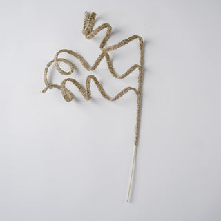 Champagne Chunky Glitter Twirl Pick - Joy By