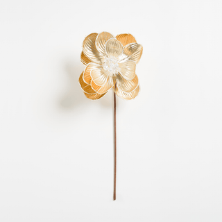 Champagne Fabric Flower Pick - Joy By