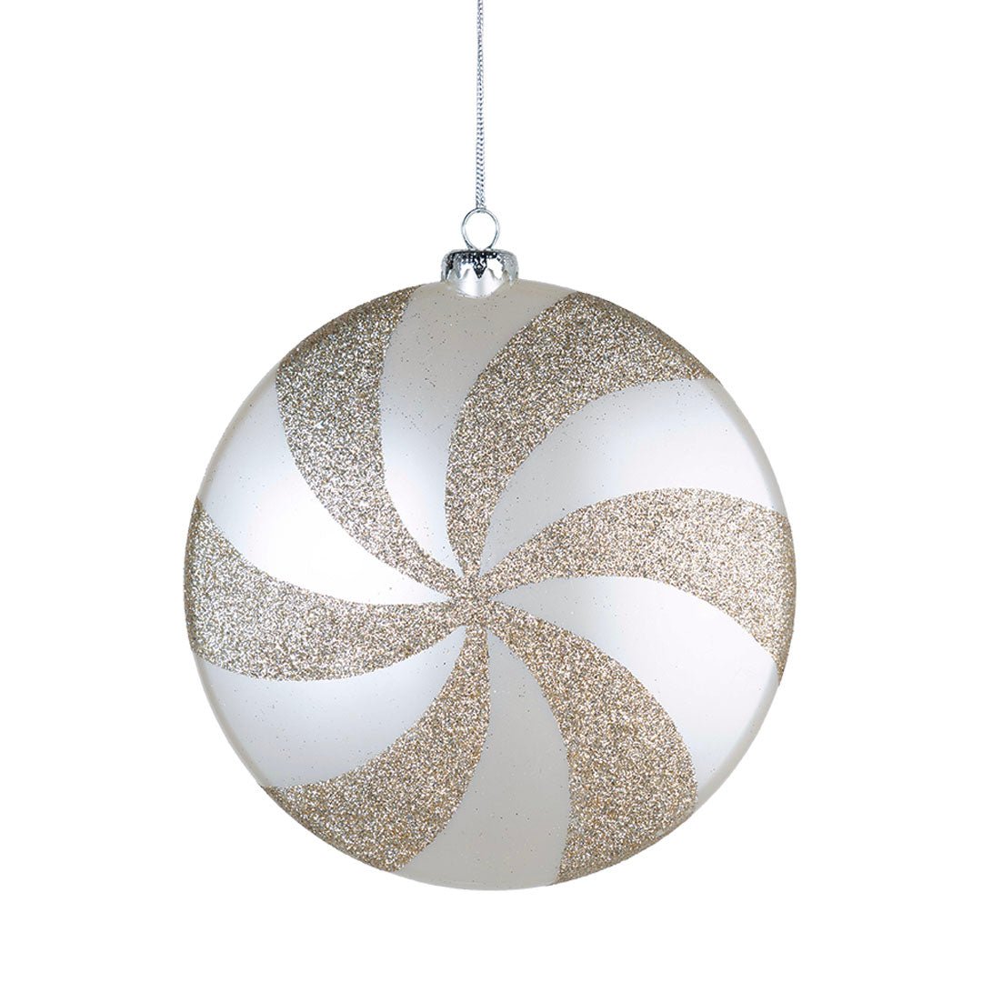 Champagne Flat 15cm Candy Apple Ornament - Joy By
