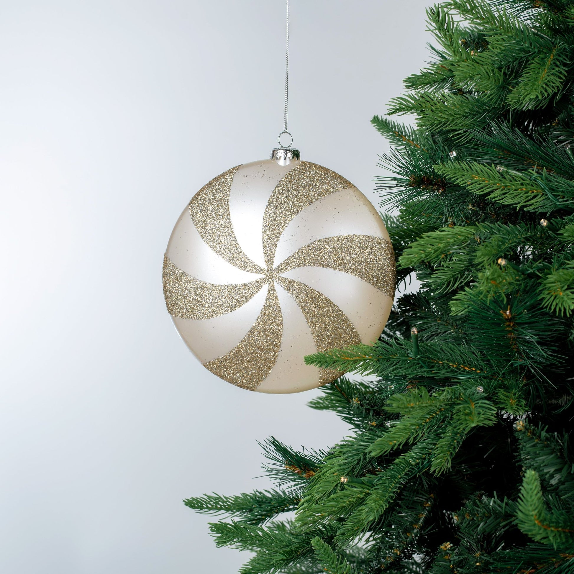 Champagne Flat 15cm Candy Apple Ornament - Joy By
