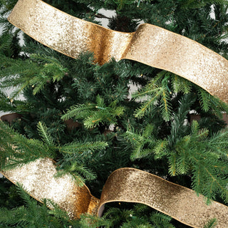 Champagne Glitter Gilded Ribbon - Joy By