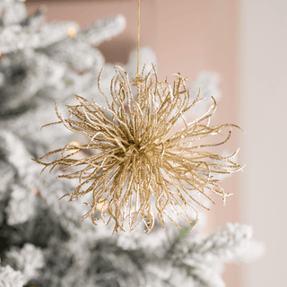 Champagne Gold Burst Ornament - Joy By