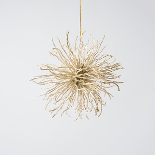 Champagne Gold Burst Ornament - Joy By