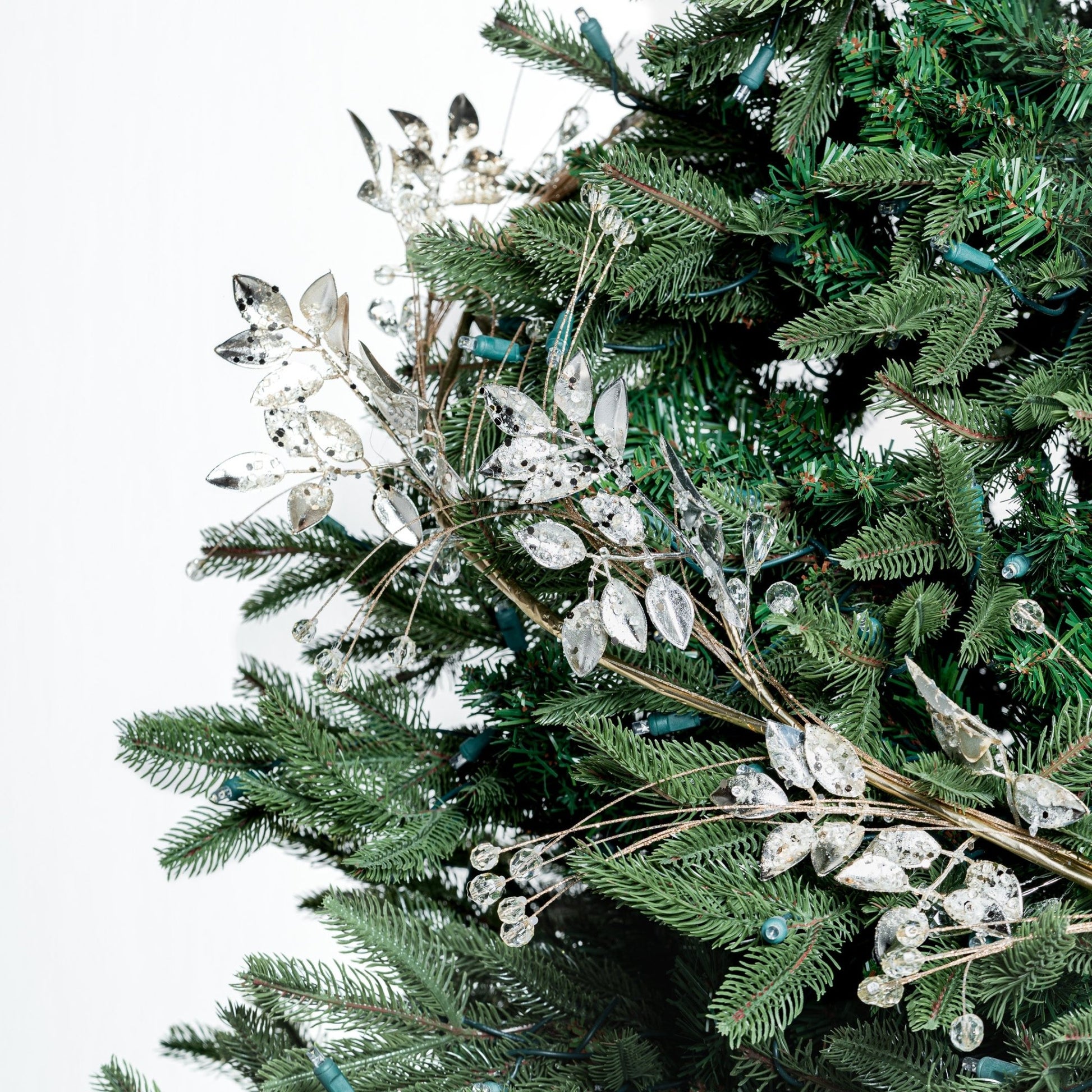 Champagne Leaves and Beads Garland - Joy By