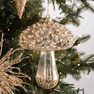 Champagne Mushroom Ornament - Joy By