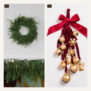 Christmas Wreath Set - Joy By
