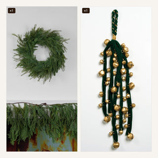 Christmas Wreath Set - Joy By