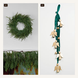Christmas Wreath Set - Joy By