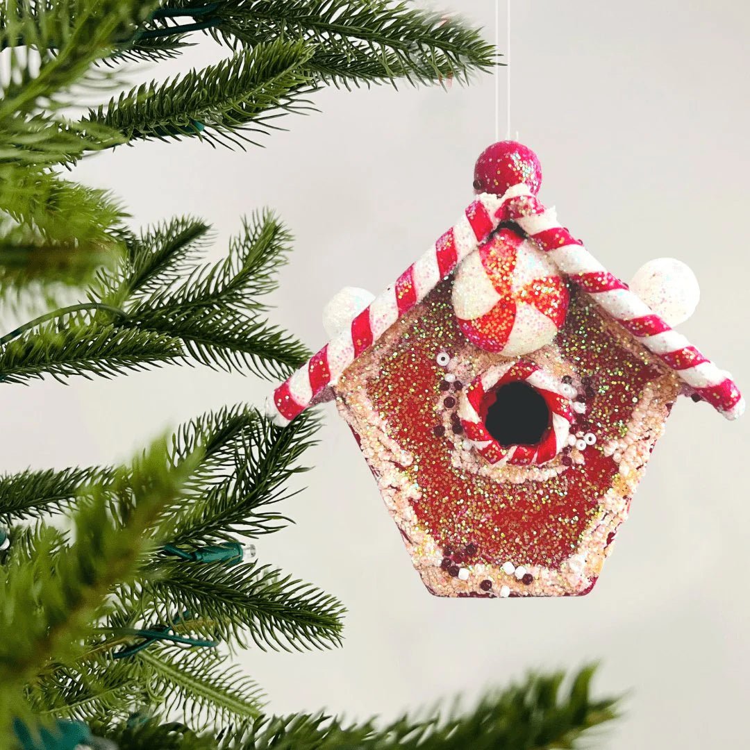 Classic 8" Ginderbread House Ornament - Joy By