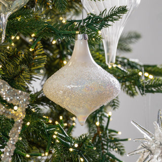 Clear Glass Onion Ornament - Joy By