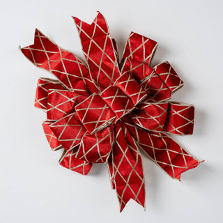 Diamond Lattice Pre - made Decorative Bow - Joy By