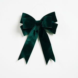 Emerald Clip-On Bow Ornament, Set of 6 - Joy By