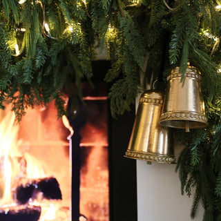 Festive Iron Hanging Bells - Set of 2 - Joy By