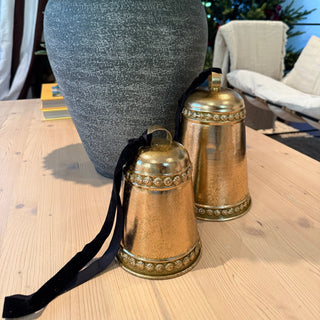 Festive Iron Hanging Bells - Set of 2 - Joy By