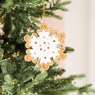 Gingerbread Cookie Ornament 6" - Joy By