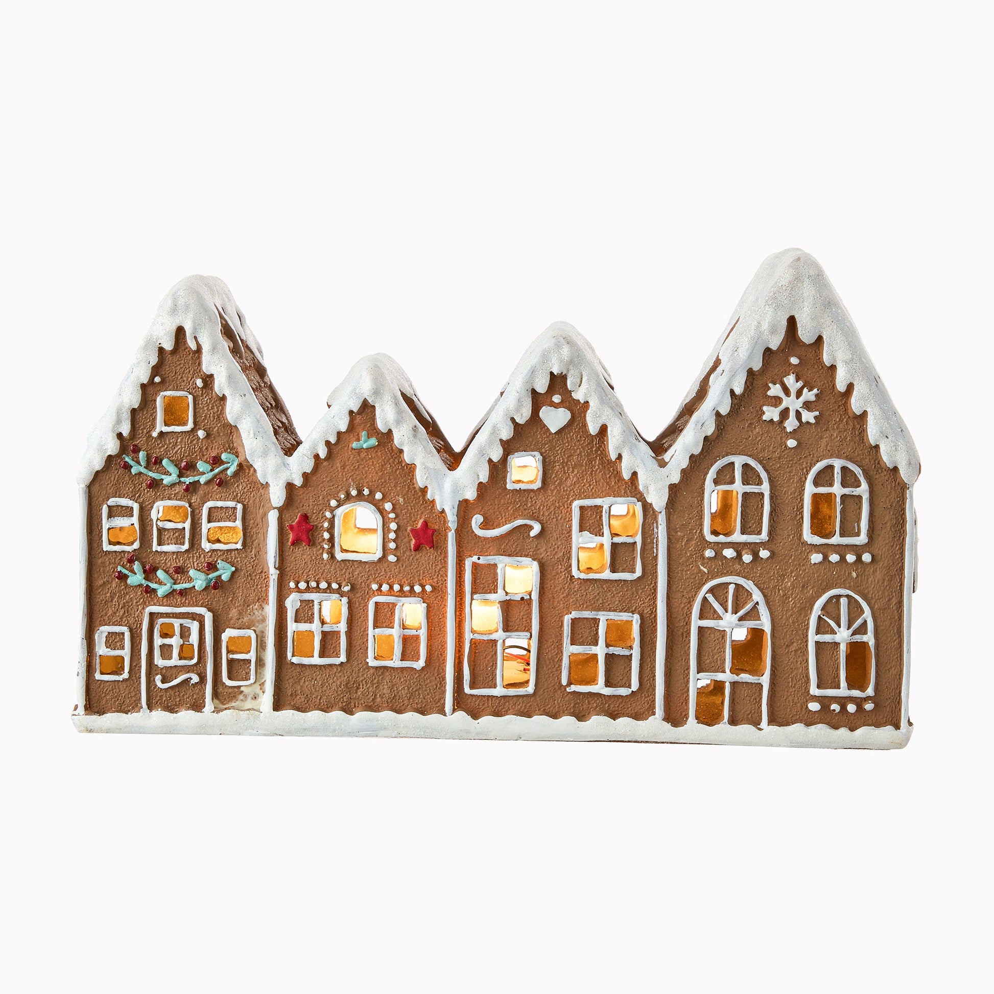 Gingerbread Village with Led Light - Joy By