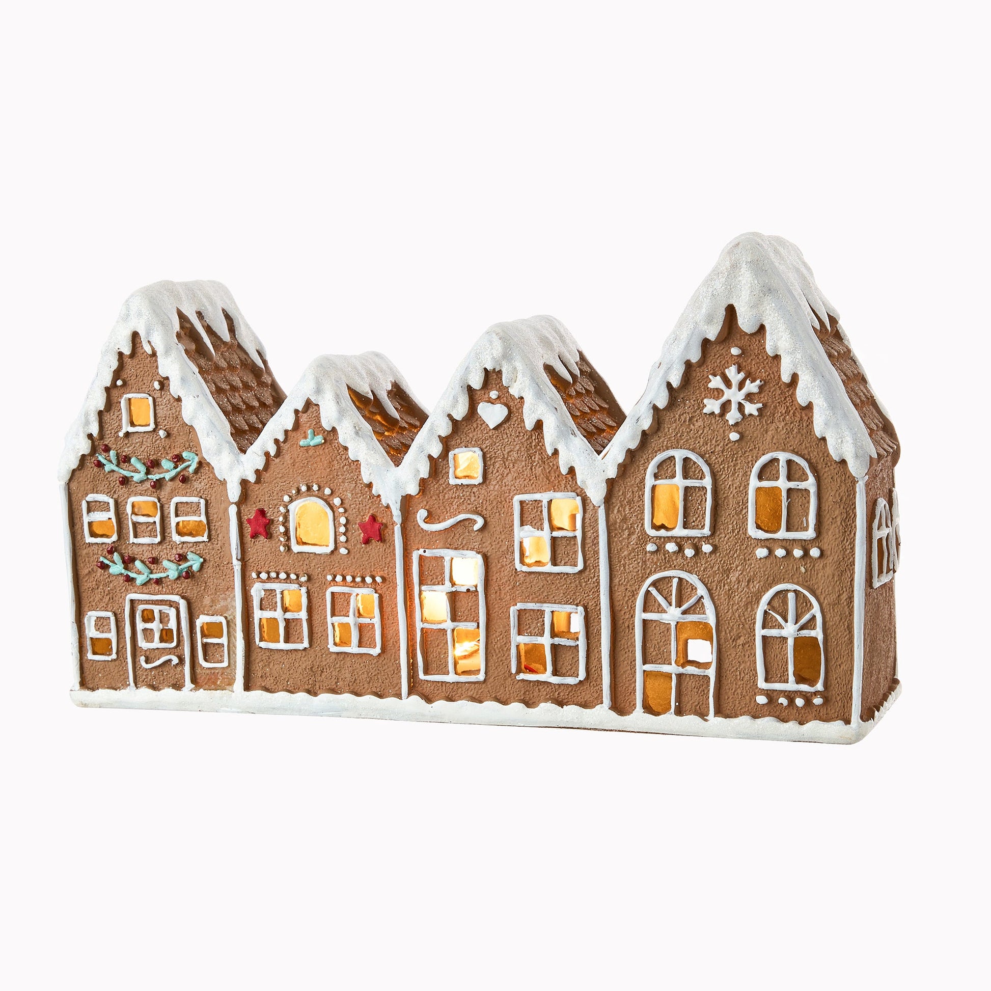 Gingerbread Village with Led Light - Joy By