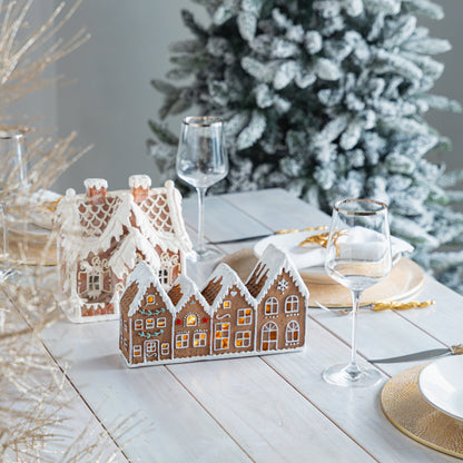 Gingerbread Village with Led Light - Joy By